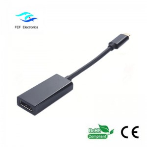 Конвертер USB TYPE-C в Displayport с металлическим корпусом Код: FEF-USBIC-004